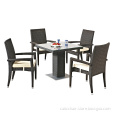 Outdoor Stacking Dining Rattan Chair Rattan Table Garden Furniture